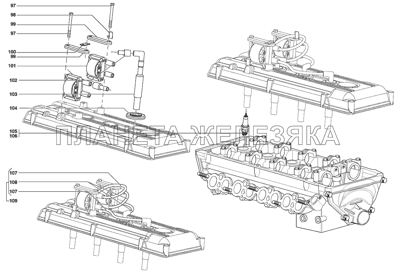 Свечи и провода зажигания УАЗ-31519